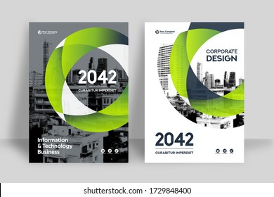 Corporate Book Cover Design Template in A4. Can be adapt to Brochure, Annual Report, Magazine,Poster, Business Presentation, Portfolio, Flyer, Banner, Website.