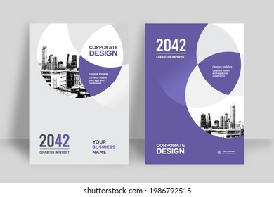 Corporate Book Cover Design Template in A4. Can be adapt to Brochure, Annual Report, Magazine,Poster, Business Presentation, Portfolio, Flyer, Banner, Website.