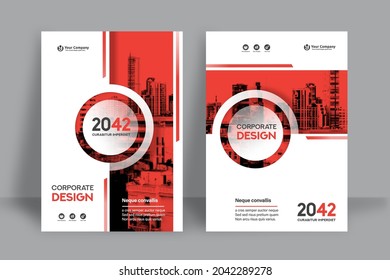 Corporate Book Cover Design Template in A4. Can be adapt to Brochure, Annual Report, Magazine,Poster, Business Presentation, Portfolio, Flyer, Banner, Website.