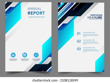 Corporate Book Cover Design Template A4 Stock Vector (Royalty Free ...