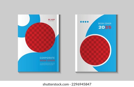 Plantilla de diseño de portada de libros corporativos