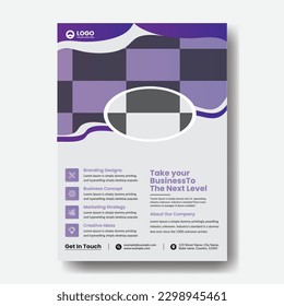 Corporate Book Cover Design Template in A4. Can be adapt to Brochure, Annual Report, Magazine, Poster, Business Presentation, Portfolio, Flyer, Banner, Website.