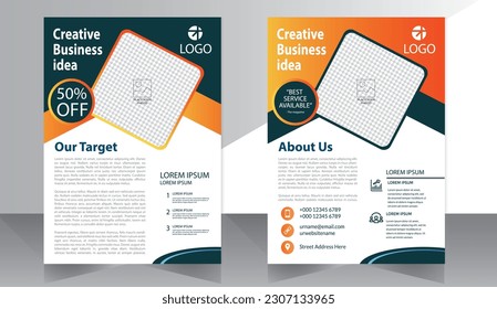 Corporate Book Cover Design Template in A4. Can be adapt to Brochure, Annual Report, Magazine,Poster, Business Presentation, Portfolio, Flyer, Banner, Website