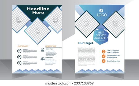 Corporate Book Cover Design Template in A4. Can be adapt to Brochure, Annual Report, Magazine,Poster, Business Presentation, Portfolio, Flyer, Banner, Website