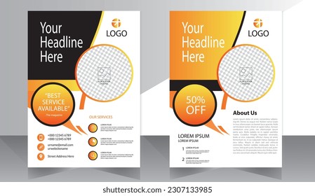 Corporate Book Cover Design Template in A4. Can be adapt to Brochure, Annual Report, Magazine,Poster, Business Presentation, Portfolio, Flyer, Banner, Website