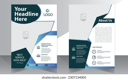 Corporate Book Cover Design Template in A4. Can be adapt to Brochure, Annual Report, Magazine,Poster, Business Presentation, Portfolio, Flyer, Banner, Website