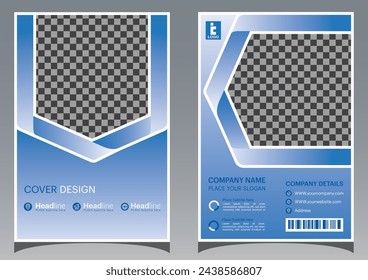 Corporate Book Cover Design Template in A4. Can be adapt to Brochure, Annual Report, Magazine, Poster, Business Presentation, Flyer, Banner, Infographic
