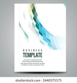 Corporate Book Cover Design Template in A4. Can be adapt to Brochure, Annual Report, Magazine,Poster, Business Presentation, Portfolio, Flyer, Banner,