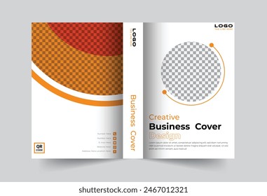 Corporate Book Cover Design Template in A4. Minimal
brochure layout and modern report business flyers poster template. Book cover design template.