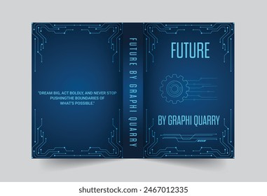 Corporate Book Cover Design Template in A4. Minimal
brochure layout and modern report business flyers poster template. Book cover design template.