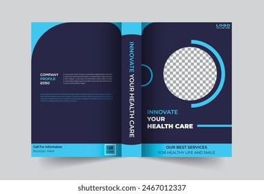 Plantilla Corporativa de diseño de portada de libro en A4. Mínimo
diseño del folleto y Plantilla de póster de los folletos de negocios de informes modernos. Plantilla de diseño de portada de libro.