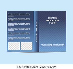 Modelo de design de capa de livro corporativo Pode ser adaptado para Brochura, Relatório anual, Revista, Pôster, Apresentação de negócios