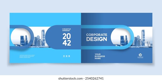 Corporate Book Cover Design Template in A4. Can be adapt to Brochure, Annual Report, Magazine,Poster, Business Presentation, Portfolio, Flyer, Banner, Website.