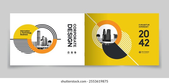 Corporate Book Cover Design Template in A4. Can be adapt to Brochure, Annual Report, Magazine,Poster, Business Presentation, Portfolio, Flyer, Banner, Website.