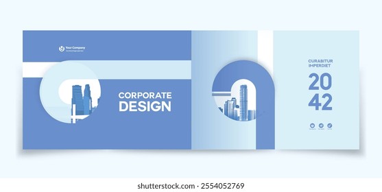 Corporate Book Cover Design Template in A4. Can be adapt to Brochure, Annual Report, Magazine,Poster, Business Presentation, Portfolio, Flyer, Banner, Website.