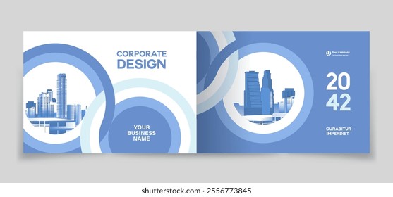 Corporate Book Cover Design Template in A4. Can be adapt to Brochure, Annual Report, Magazine,Poster, Business Presentation, Portfolio, Flyer, Banner, Website.