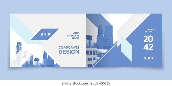 Corporate Book Cover Design Template in A4. Can be adapt to Brochure, Annual Report, Magazine,Poster, Business Presentation, Portfolio, Flyer, Banner, Website.