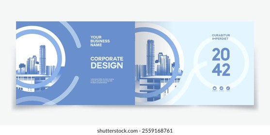 Corporate Book Cover Design Template in A4. Can be adapt to Brochure, Annual Report, Magazine,Poster, Business Presentation, Portfolio, Flyer, Banner, Website.