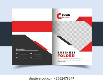 Corporate Book Cover Design Template in A4. Can be adapted to Brochures, Annual Reports, Magazines, Poster