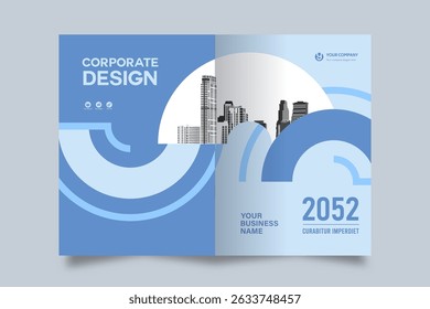 Corporate Book Cover Design Template in A4. Can be adapt to Brochure, Annual Report, Magazine,Poster, Business Presentation, Portfolio, Flyer, Banner, Website.