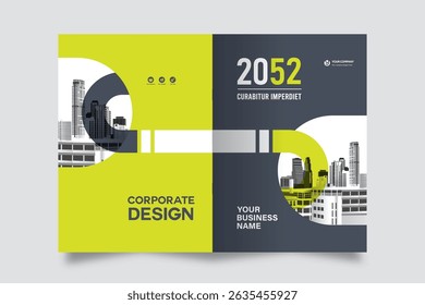 Corporate Book Cover Design Template in A4. Can be adapt to Brochure, Annual Report, Magazine,Poster, Business Presentation, Portfolio, Flyer, Banner, Website.
