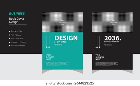 Corporate Book Cover Design Template Magazine,Poster, Business Presentation, Portfolio, Flyer