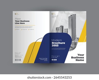 Corporate Book Cover Design Template in A4. Can be adapt to Brochure, Annual Report, Magazine,Poster, Business Presentation, Portfolio, Flyer, Banner, Website.