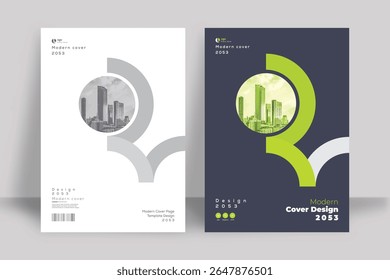 Corporate Book Cover Design Template in A4. Can be adapt to Brochure, Annual Report, Magazine, Poster, Business Presentation, Portfolio, Flyer, Banner, Website.
