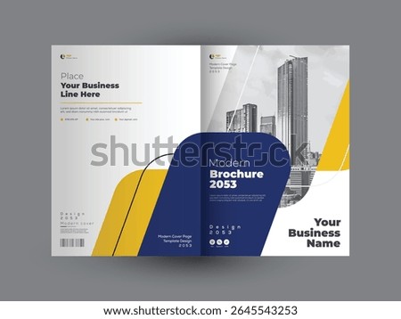 Corporate Book Cover Design Template in A4. Can be adapt to Brochure, Annual Report, Magazine,Poster, Business Presentation, Portfolio, Flyer, Banner, Website.