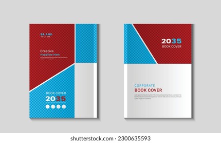 corporate book cover template design