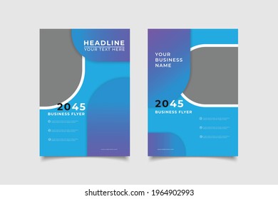 corporate book cover template vector eps10