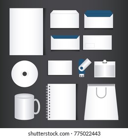 corporate brand identity template set