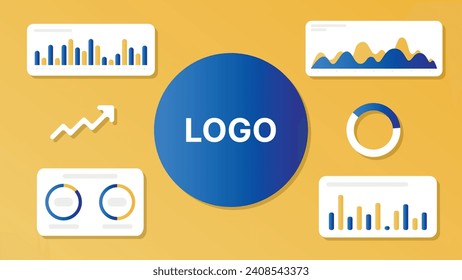 Corporate Branding and Analytics Dashboard Design