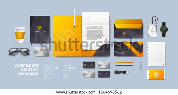 Download Corporate Branding Identity Design Stationery Mockup Stock ...