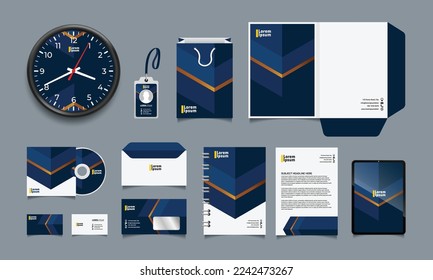 Corporate branding identity design. vector illustration