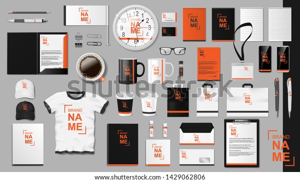 Download Corporate Branding Identity Template Design Modern Stock Vector Royalty Free 1429062806