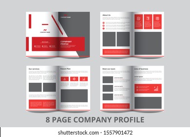 Corporate Brochure 8 page for print. 300 dpi.