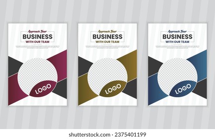 Corporate Brochure Cover Design and Business book Cover Design Template