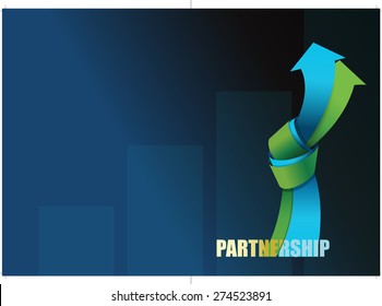 A corporate brochure cover design concept - vector