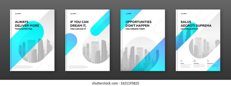 Corporate brochure cover design template for business. Good for annual report, magazine cover, poster, company profile cover