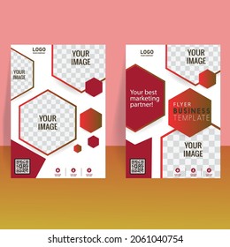 corporate brochure cover templates elegant modern checkered geometry decor