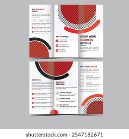 Una Plantilla de diseño de folleto Corporativa