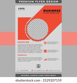 modelo de vetor de design de folheto corporativo