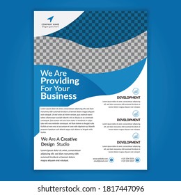 Corporate brochure flyer design vector template. Annual report, magazine and book cover design, vector illustration, A4 corporate presentation, easy to use and edit.