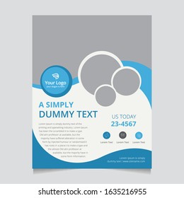 Corporate brochure flyers design template. business magazine poster minimal portfolio.vector template in A4 or US letter size vector illustration eps 10 format.