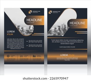 Corporate-Broschüre, Flyer-Design, Cover-Design, Broschüre, A4-Größe, Katalog.