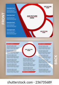 Corporate Brochure vector illustration
