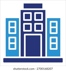 Elemento Corporativa del icono del edificio para el diseño