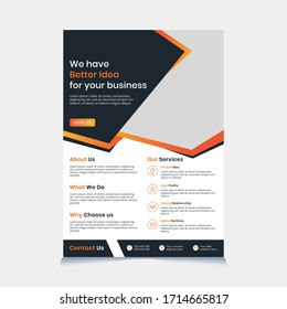 Corporate Business Abstract Modern Flyer Template