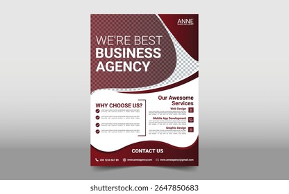 Corporate Business Agency Flyer Design Template
